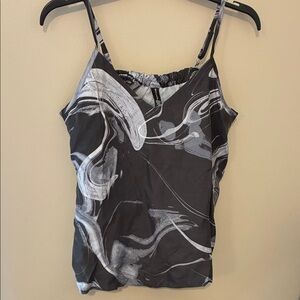 Athleta Black and White Swirl Camisole